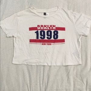 White Brooklyn 1999 New York tee